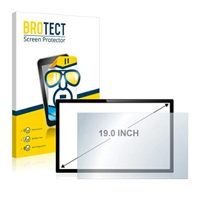 Abbildung von BROTECT 19&quot; Schutzfolie für Touch Panel PCs mit 19,0 Zoll (48.3 cm) [410.9 x 257 mm, 16:10] Klare Displayschutz Folie