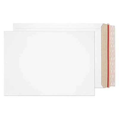 Abbildung von Blake Purely Packaging PPA15 RS Vollpapptaschen Versandtasche Haftklebung Weiß Pappe 350g/m² 352 x 249 mm 100 Stück