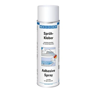 Abbildung von WEICON Klebstoff Sprühkleber, Kontaktklebstoff, ideal für Pappe und Papier, 500 ml, universell einsetzbar verbindet leichte Materialien miteinander