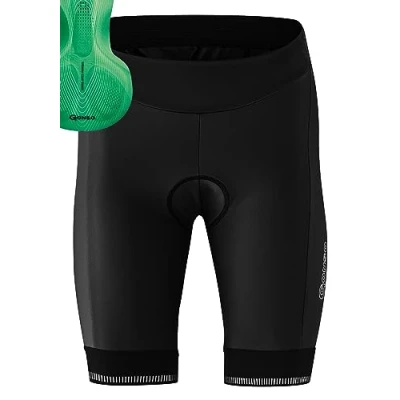 Abbildung von Gonso Damen Shorts SITIVO W, Black/Bright Green, 46, 26150
