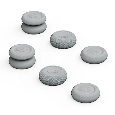 Abbildung von Skull &amp; Co. Skin, CQC and FPS Thumb Grips Joystick Cap Analog Stick Cover for Xbox (XSX/XB1) Controller StarFld Gray, 3Pairs(6pcs)