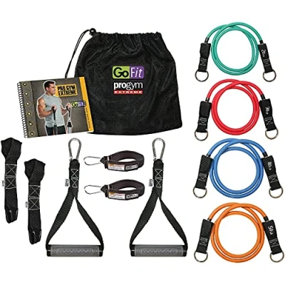 Abbildung von GoFit Extrem Pro Gym Set, Schwarz, 1