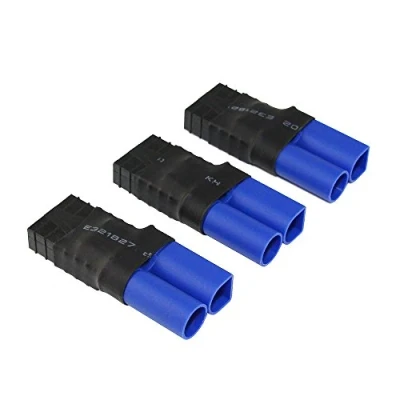 Abbildung von OliYin 3 stücke Männlichen EC5 Losi zu Weiblich TRX Adapter Brushless für LiPo Slash(Packung von 3)