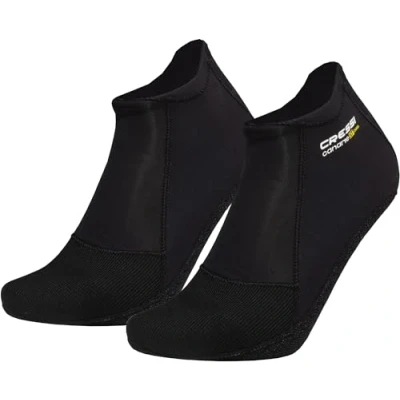Abbildung von Cressi Unisex Canarie St Tauchsocken, Schwarz/Schwarz, Large