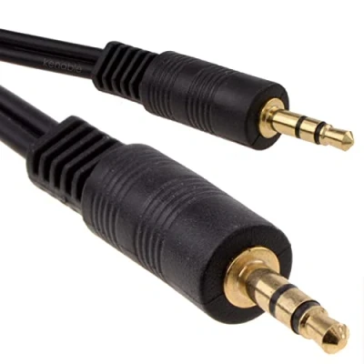 Abbildung von 3,5 mm Stereo Klinkenstecker Zum Audio Kabel Anschlusskabel Vergoldeten 2 m [2 Meter/2m]