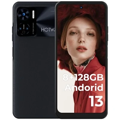 Abbildung von HOTWAV Note 12 Android 13 Smartphone Ohne Vertrag, 6.8&quot;HD+ Display 48MP+16MP dual Kamera, 8GB/128GB/1TB(SD)Speicher Octa Core, Günstig, 6180mAh 20W 4G Simlockfreie Handys, NFC, Fingerabdruck