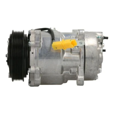 Abbildung von THERMOTEC KTT090222 Kompressor SD6V12 12 PAG 46 R 134a PEUGEOT: 307 Schrägheck, 206 CC, CITROËN: C4 I Schrägheck