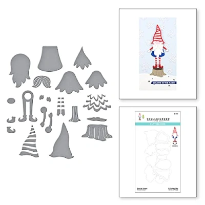 Abbildung von Spellbinders Dancin&#039; Gnome Etched Dies (S4 1126) (DISCONTINUED)