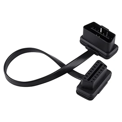 Abbildung von Qiilu Auto OBD2 Kabel, Kabel Verlängerungskabel 16 Pin Stecker auf Buchse Erweiterung Diagnose Adapter(60cm)