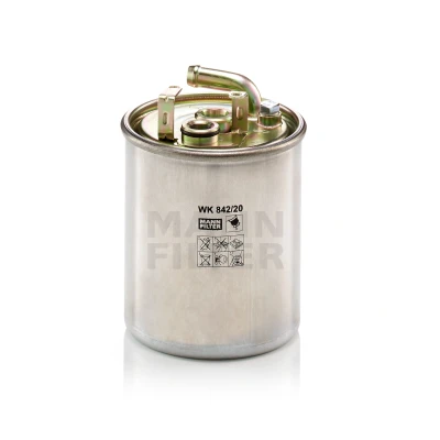 Abbildung von MANN FILTER WK 842/20 Kraftstofffilter Leitungsfilter 11 MERCEDES BENZ: Sprinter 3 T Kastenwagen, Pritsche/Fahrgestell