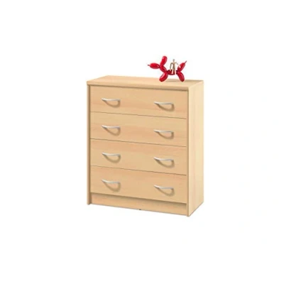 Abbildung von Stella Trading Optimus Kommode 8, Holzwerkstoff, breit 4 SK, One Size