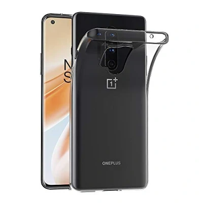 Abbildung von AICEK Hülle Compatible für OnePlus 8 Pro Transparent Silikon Schutzhülle Case Clear Durchsichtige TPU Bumper Handyhülle (6,78 Zoll)