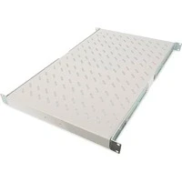 Abbildung von DIGITUS Professional DN 19 TRAY 1 1000 Fachboden mit variabler Tiefe zum Festeinbau in 19&quot; Schränke Traglast 100 kg ab mm Schranktiefe 1HE Farbe grau