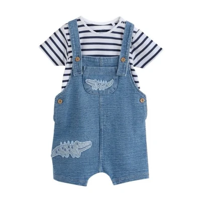 Abbildung von Next Regular FIT SET Body für Kinder, Größe: 74, Blue croc