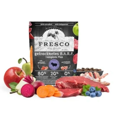 Abbildung von Fresco Dog Trockenbarf Complete Plus Lamm 1kg