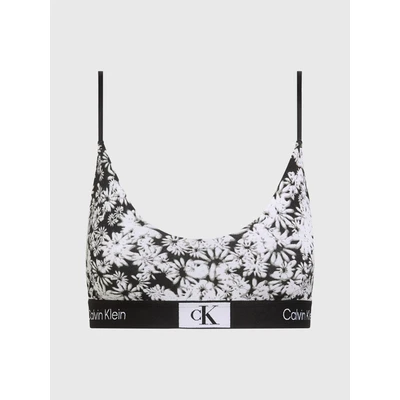 Abbildung von Calvin Klein Underwear Unlined Bralette Bustier, Damen, Größe: Small, Black/white