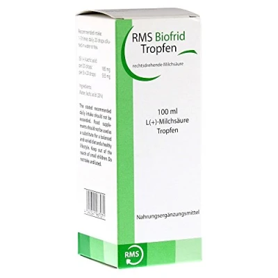 Abbildung von Rms Biofrid Milchsäure rechtsdrehend Tropfen