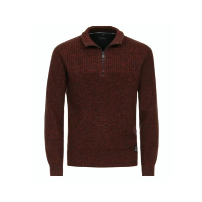 Abbildung von Casamoda Troyer Strickpullover, Herren, Größe: Large, Orange