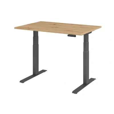 Abbildung von Hammerbacher Schreibtisch XDKB12 Asteiche/Graphit