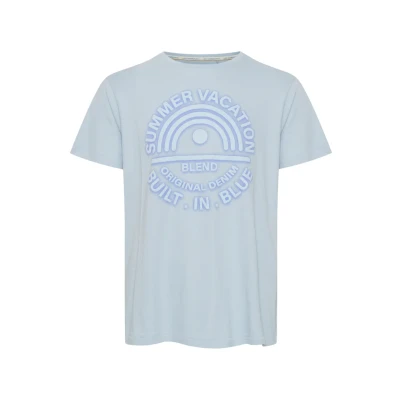 Abbildung von Blend Tshirt print, Herren, Größe: Small, Celestial blue