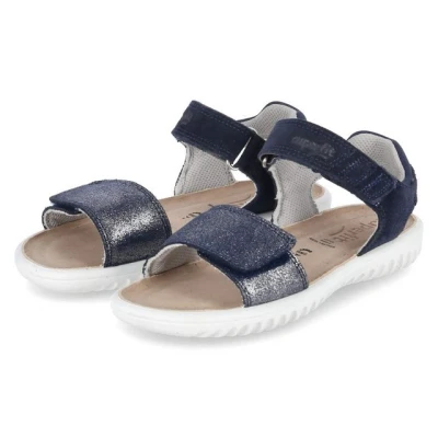 Abbildung von Superfit Sparkle Riemensandalette für Kinder, Größe: 28, Blau Schuhe