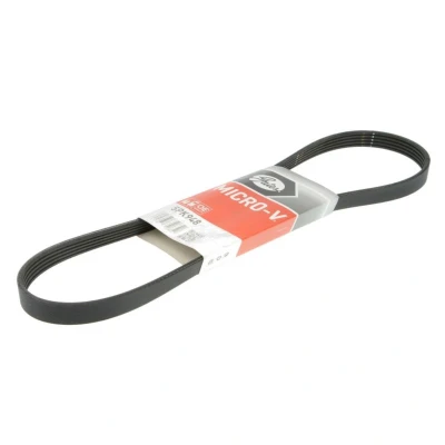 Abbildung von GATES Micro V 5PK948 Keilrippenriemen 948 5 Polyester, EPDM (Ethylen Propylen Dien Kautschuk) BMW: 3 Limousine, Touring, Coupe, AUDI: A6 C6 Avant