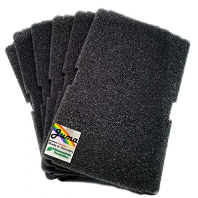 Abbildung von 6er Set Filter Trockner Wärmepumpentrockner Schwammfilter Filtermatte Kondenstrockner für BEKO, GRUNDIG, BLOMBERG, Elektra Bregenz 240 X 150 10mm Flusensieb Fusselfilter 2964840100