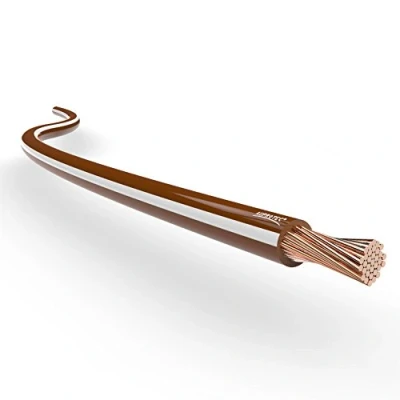 Abbildung von Kfz Litze FLRy 0,75mm² 1mm² 1,5mm² Längen 5m oder 10m Auswahl: (5m Meter 1.5 mm² braun/weiß)