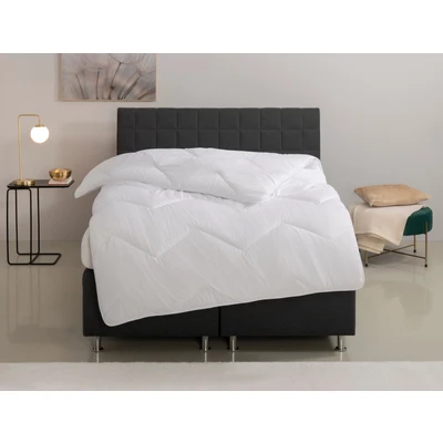 Abbildung von Home affaire Microfaserbettdecke &quot;Sartes, Bettdecke 135x200 cm, 155x220 cm&quot;, leicht, Füllung Polyester, Bezug (1 St.), Bettdecken, Sommer, 4 Jahreszeiten, Decke, für Allergiker geeignet