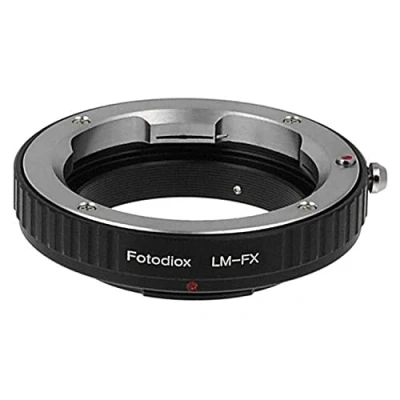 Abbildung von Fotodiox Lens Mount Adapter Compatible with Leica M Lenses on Fujifilm X Cameras