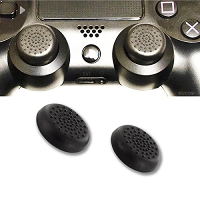 Abbildung von 2X Für Sony Playstation PS4 Dualshock Controller Joystick Thumbstick Gummi Kappen Cap