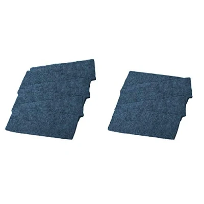 Abbildung von magnetoplan 1229301 Ersatzfilz für Tafelreiniger, Blau, 12 Stück