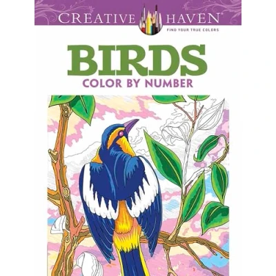 Abbildung von Creative Haven Birds Color by Number Coloring Book (Creative Books)