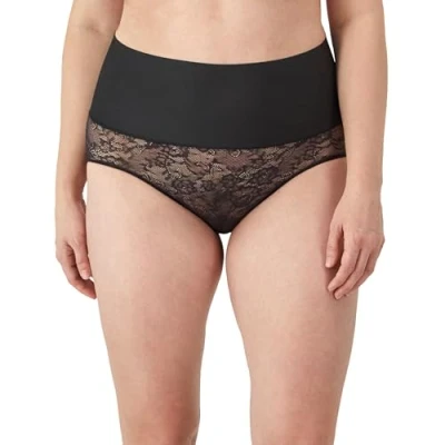 Abbildung von Maidenform Tailored Brief TAME YOUR Tummy Shapewear, Damen, Größe: XL, Black