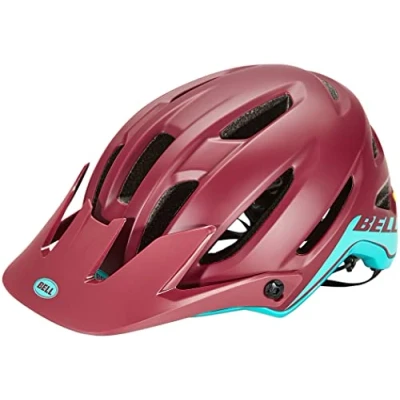 Abbildung von Bell Unisex Erwachsene 4Forty Helme, Matte/Gloss Brick Red/Ocean, L