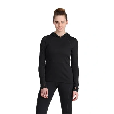 Abbildung von Spyder Charger Kapuzenpullover, Damen, Größe: Small, Black