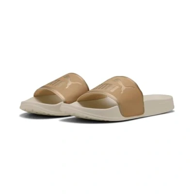 Abbildung von Puma Leadcat AQUA Metallics Hausschuh, Damen, Größe: 39, Alpine snow/gold coloured/light sand Schuhe
