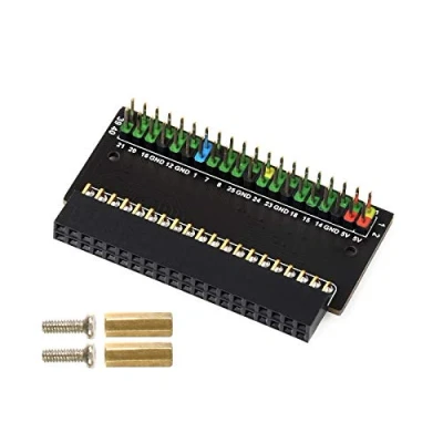 Abbildung von IBest for Raspberry Pi 400 GPIO Header Adapter 40 PIN Color Coded Expansion Board,Easy