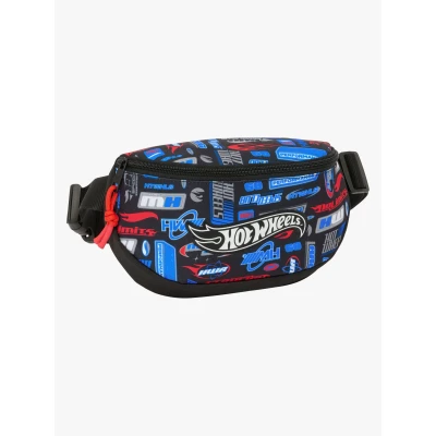 Abbildung von Safta Hot Wheels Gürteltasche für Kinder, ideal Jugendliche und Kinder verschiedener Altersgruppen, bequem vielseitig, Qualität Widerstandsfähigkeit, 23 x 9 14 cm, bunt, M, Lässig