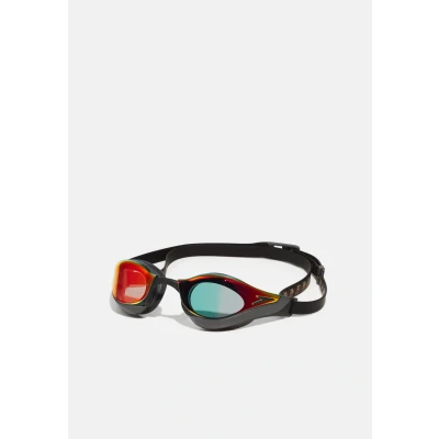 Abbildung von Speedo Fastskin PURE Focus Goggle Mirror Unisex Schwimmbrille, Größe: One Size, Black/red