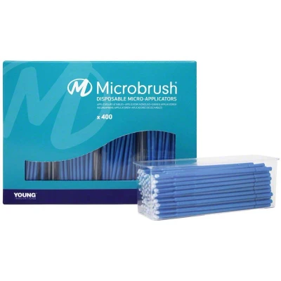 Abbildung von Microbrush Plus Applikatoren 400er regular blau 400