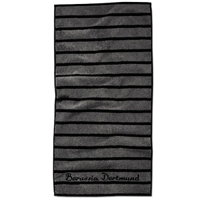 Abbildung von BVB Handtuch schwarzgrau, Baumwolle (Packung, 1 St)
