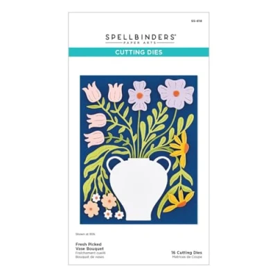 Abbildung von Spellbinders Fresh Picked Vase Bouquet Etched Dies (S5 618)