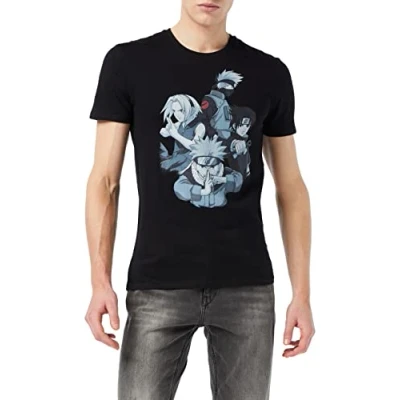 Abbildung von cotton division Herren menarutts027 T Shirt, Schwarz, S