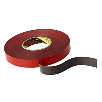 Abbildung von 3M VHB Klebebänder, 4646 F, 12 mm x 33 m, 0,6 mm, Grau, Schutzabdeckung: Folie (6 er Pack)