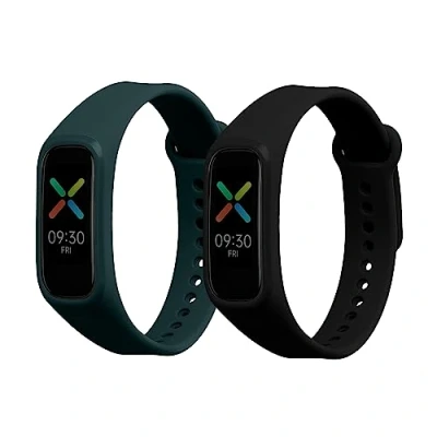 Abbildung von kwmobile 2X Sportarmband kompatibel mit Oppo Band Sport Armband Fitnesstracker Set aus TPU Silikon