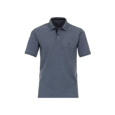 Abbildung von CASAMODA Poloshirt Halbarm Polokragen geknöpft rauchblau Gr. M