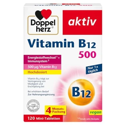 Abbildung von Doppelherz Vitamin B12 500 Tabletten 120 St