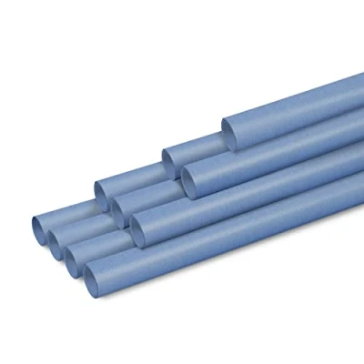Abbildung von Clairefontaine 95713C Karton mit 10 Rollen gerilltes Kraftpapier 65g, 3mx0,70m, Blau, 1