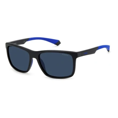 Abbildung von Polaroid PLD 7043/S Angel Sonnenbrille Schwarz/Blau Blau Polarisierte
